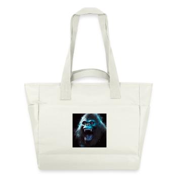 Gorilla 06 - Water-Repellent Padded Bag - natural white - Front