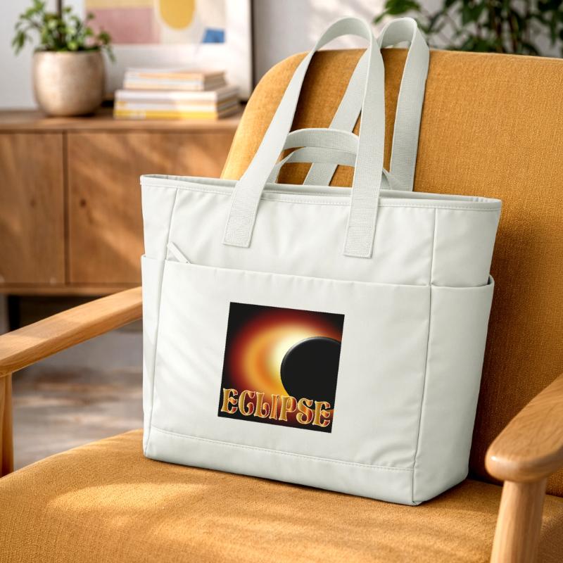 SOLAR ECLIPSE ECLIPSE ASTRONOMY Water-Repellent Padded Bag