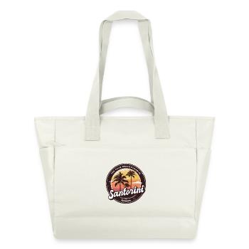 Santorin Griechenland Ägäisches Meer Griechische - Wasserabweisende Padded Bag - Naturweiß - Vorne