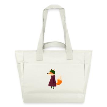 Renard - Sac matelassé déperlant - blanc nature - Devant