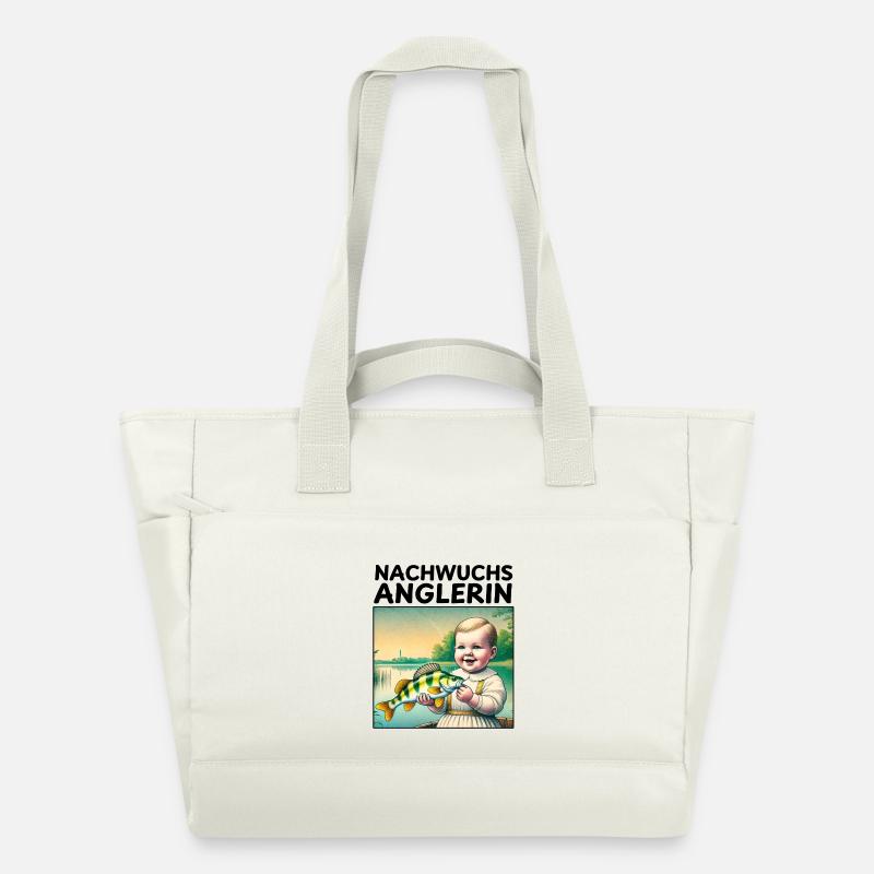 Jeune pêcheur - Sac matelassé déperlant - blanc nature
