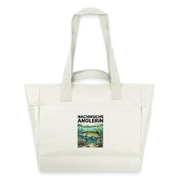 Brochet - Jeune pêcheur - Sac matelassé déperlant - blanc nature - Devant