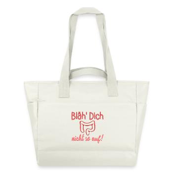 AUFGEBLÄHT - DARM REIZDARM - Wasserabweisende Padded Bag - Naturweiß - Vorne