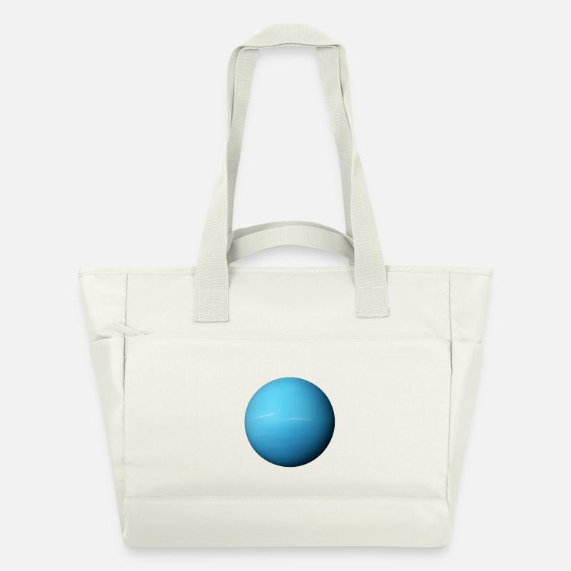 Uranus - Planet Uranus - Water-Repellent Padded Bag - natural white