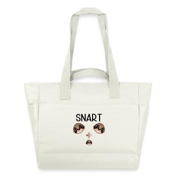 Bientôt un enfant - Sac matelassé déperlant - blanc nature - Devant