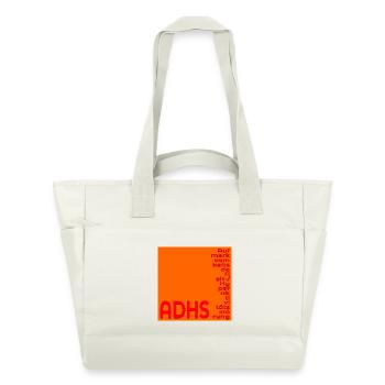 ADHD'S FOCUS CONCENTRATION - Water-Repellent Padded Bag - natural white - Front