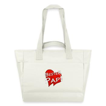 Best Daddy - Water-Repellent Padded Bag - natural white - Front