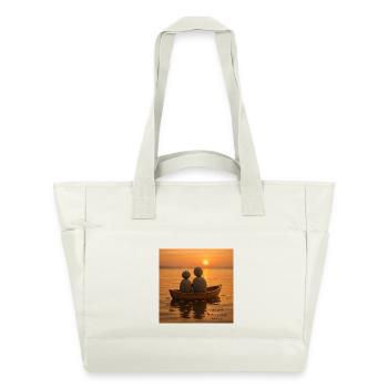 Mar&Mug story's - Water-Repellent Padded Bag - natural white - Front