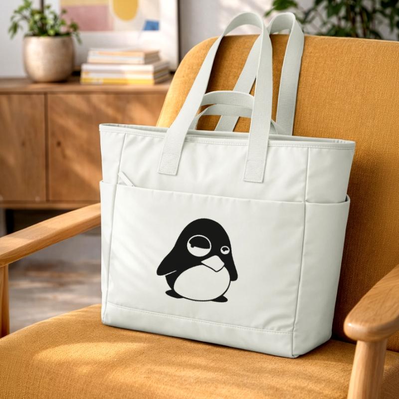 Grumpy Tux – Drôle de Penguin Linux pour les geeks Sac matelassé déperlant