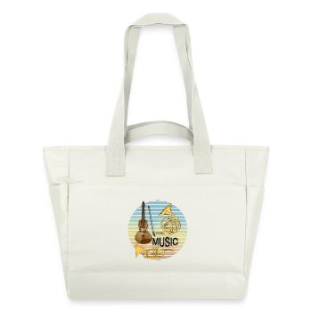 Musical instruments - Water-Repellent Padded Bag - natural white - Front