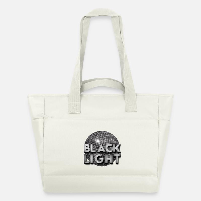 Black Light Retro Disco - Sac matelassé déperlant - blanc nature