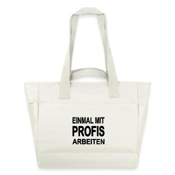 travail - Sac matelassé déperlant - blanc nature - Devant