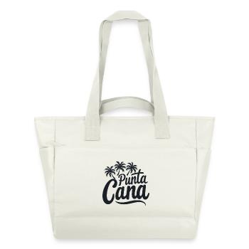 Punta Cana Karibik Urlaub mit Palmen - Wasserabweisende Padded Bag - Naturweiß - Vorne