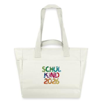 School Child 2026 School Enrollment Back to School - Water-Repellent Padded Bag - natural white - Front