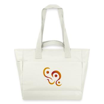 yoga_design_3 - Water-Repellent Padded Bag - natural white - Front
