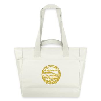 50e anniversaire - Classic Musclecar 05/1976 - Sac matelassé déperlant - blanc nature - Devant