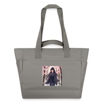 Sakura Shadow Samurai - Water-Repellent Padded Bag - grey - Front