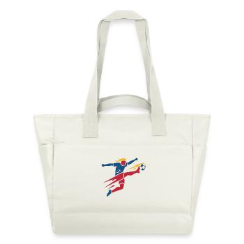Epic Soccer Player Graphic 2026 Sports Tournament - Water-Repellent Padded Bag - natural white - Front