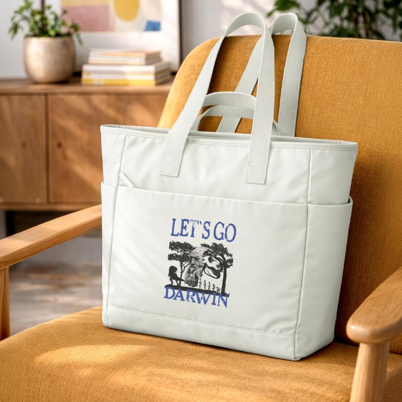 Charles Darwin Evolution textile Geschenkidee Wasserabweisende Padded Bag