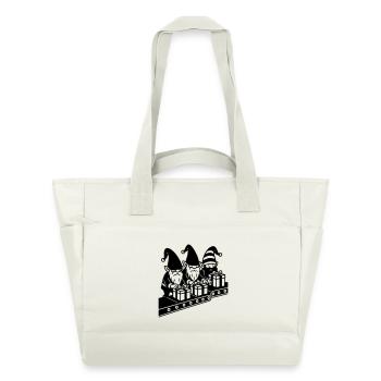 Weight Assembly Line Gifts Factory - Water-Repellent Padded Bag - natural white - Front