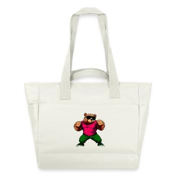 Bären Fitness - Wasserabweisende Padded Bag - Naturweiß - Vorne