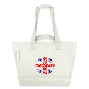 england - Sac matelassé déperlant - blanc nature - Devant