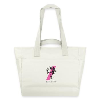 beethoven punk musik festival klassik komponist ta - Wasserabweisende Padded Bag - Naturweiß - Vorne