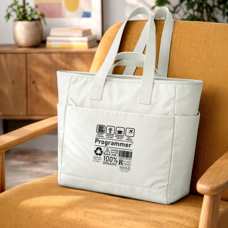 Programmer multi tasking problem solving requires Wasserabweisende Padded Bag