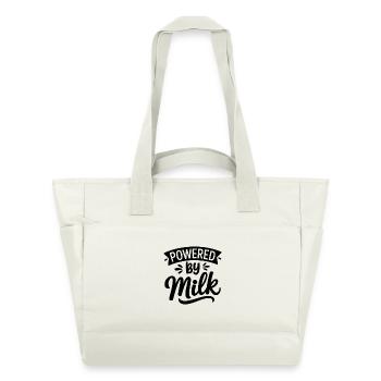 Propulsé par le lait - Sac matelassé déperlant - blanc nature - Devant