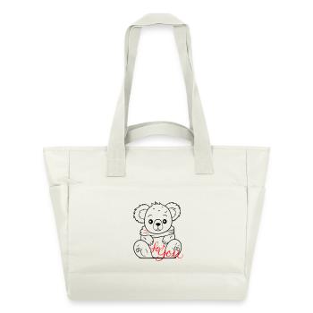Teddy für dich - Wasserabweisende Padded Bag - Naturweiß - Vorne