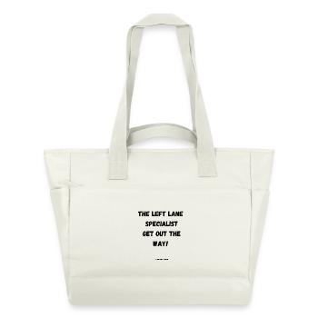 Le spécialiste de la voie gauche - Sac matelassé déperlant - blanc nature - Devant