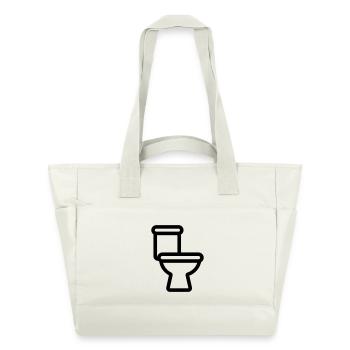 toilette - Sac matelassé déperlant - blanc nature - Devant