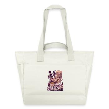 TASSE VON HALT DIE FRESSE - Wasserabweisende Padded Bag - Naturweiß - Vorne