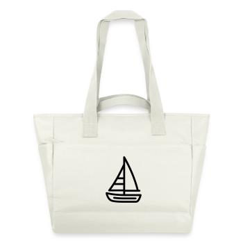 Boot - Wasserabweisende Padded Bag - Naturweiß - Vorne