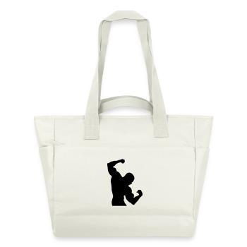 bodybuilding - Sac matelassé déperlant - blanc nature - Devant