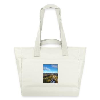 Paysage Naturel Ardèche – Photo Originale - Sac matelassé déperlant - blanc nature - Devant