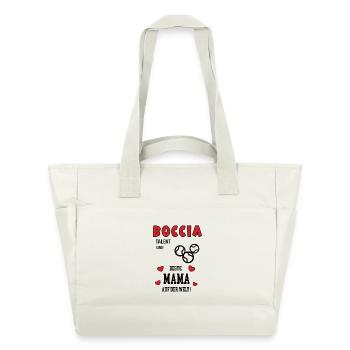 Joueuse de boccia Maman Joueuse de boccia Maman Boule - Sac matelassé déperlant - blanc nature - Devant