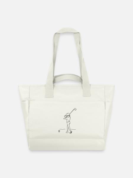 Golfer - Wasserabweisende Padded Bag - Naturweiß