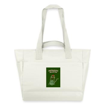 Cat Feeling Fancy - Water-Repellent Padded Bag - natural white - Front
