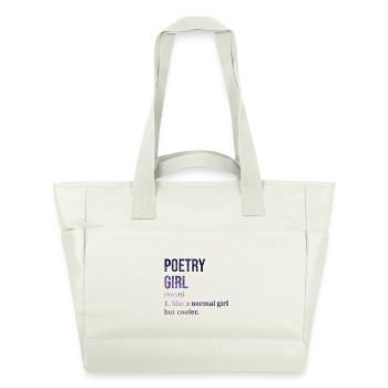 Poetry - Water-Repellent Padded Bag - natural white - Front