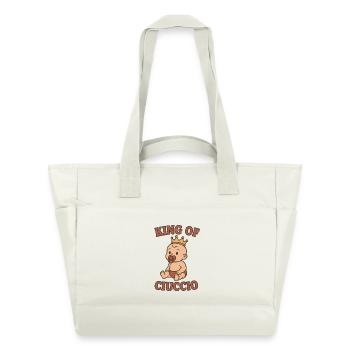 KÖNIG DES SCHNULLERS - Wasserabweisende Padded Bag - Naturweiß - Vorne