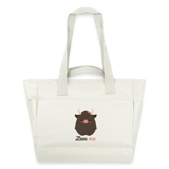 Taureau - Sac matelassé déperlant - blanc nature - Devant