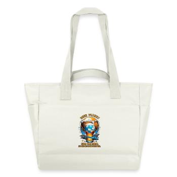 Bier Planet - Wasserabweisende Padded Bag - Naturweiß - Vorne