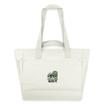 Just Rolling With It - Water-Repellent Padded Bag - natural white - Front