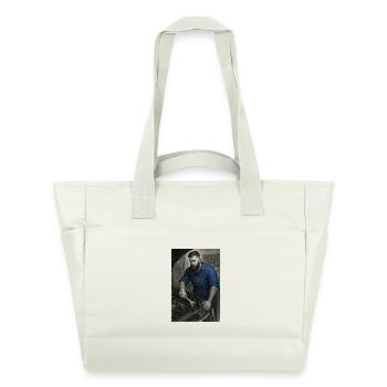 Artisan industriel avec clé - Sac matelassé déperlant - blanc nature - Devant