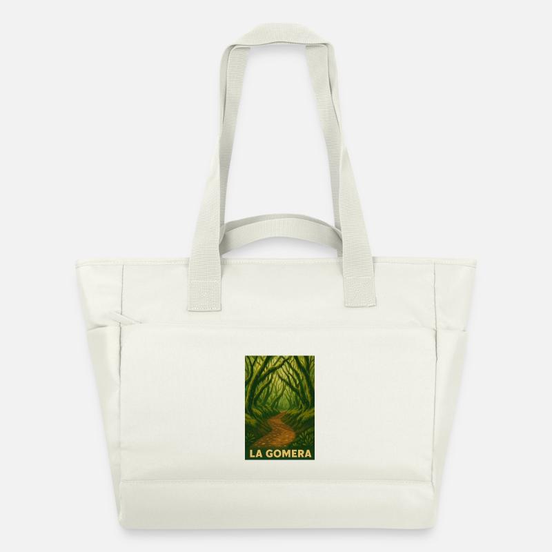 Cloud Forest Gomera - Water-Repellent Padded Bag - natural white