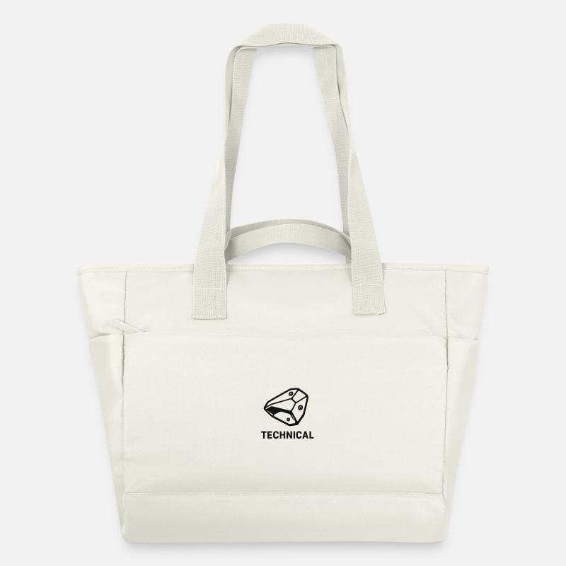 Technical Boulder - Water-Repellent Padded Bag - natural white