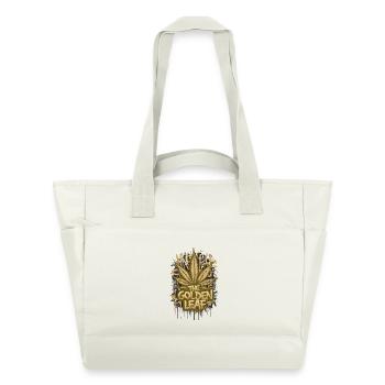 The Golden Leaf - Wasserabweisende Padded Bag - Naturweiß - Vorne