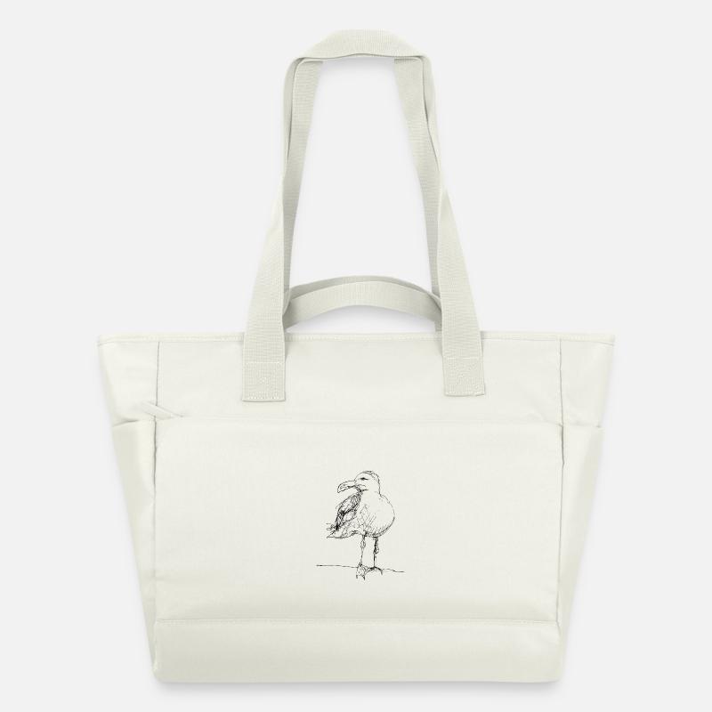 Möwe - Wasserabweisende Padded Bag - Naturweiß