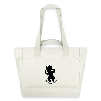 Le bébé hippie campagnard - Sac matelassé déperlant - blanc nature - Devant